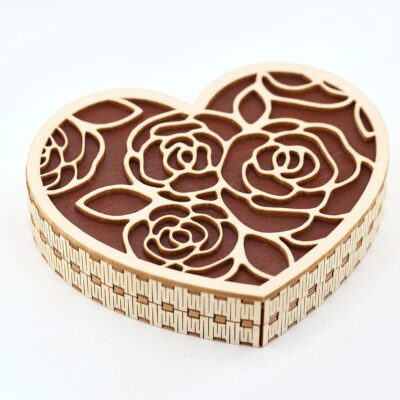 Heart Wooden Box